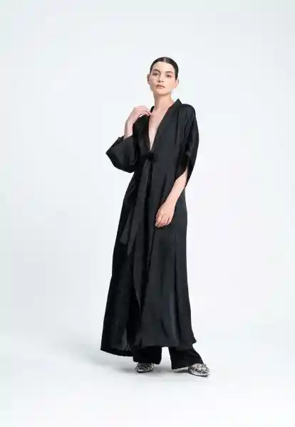 Kimono Daniela Salcedo Negro Talla M Arkitect