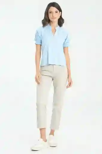 Pantalón Lhuna Color Gris Pastel Talla 6 Ragged