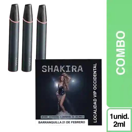 Combo Veev Now Ultra Sandía 3 Und + Boleta Shakira V