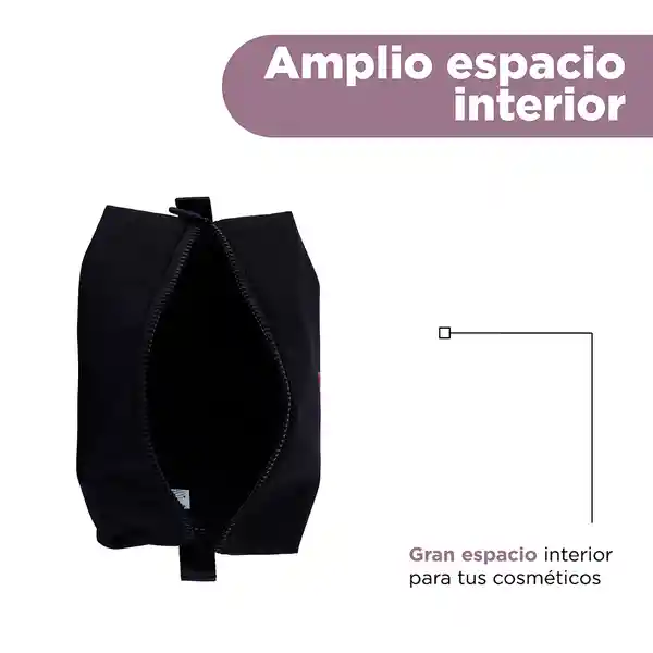 Cosmetiquera Unisex Serie Negro Miniso