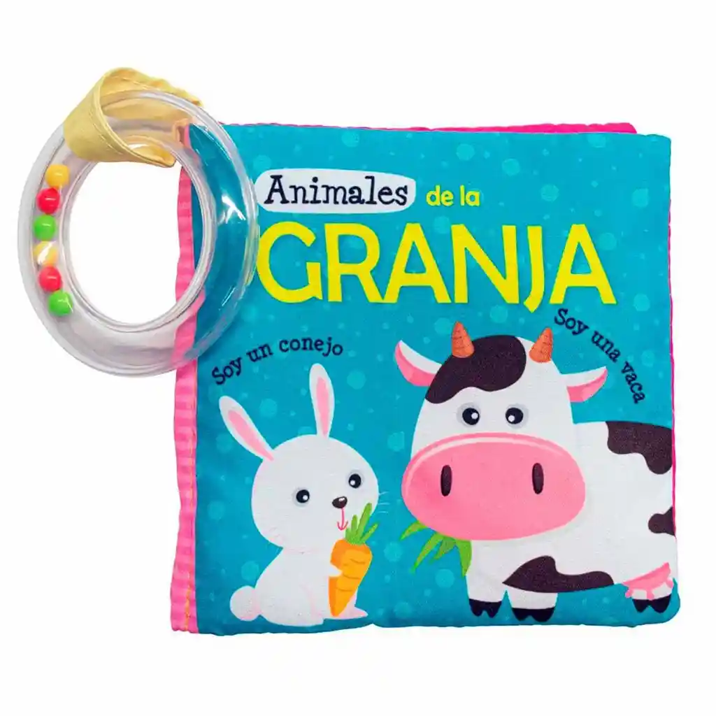 Libro En Tela Animales De La Granja