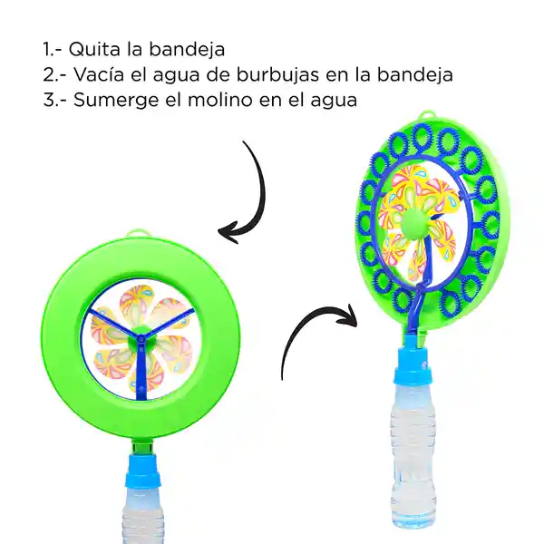 Máquina de Burbujas de Molino de Viento Miniso