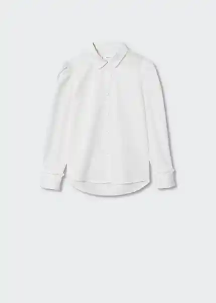 Camisa Sevilla Blanco Talla 08 Niñas Mango