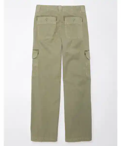 Pantalón Mujer Verde Talla 4 Regular American Eagle 03225109