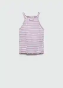 Camiseta Lana Malva Talla 14 Niñas Mango