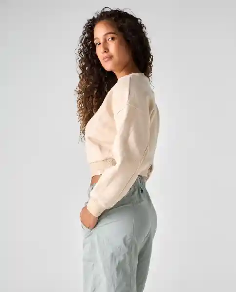 Buzo Mujer Beige Talla L 682G001_BEI131106 Americanino