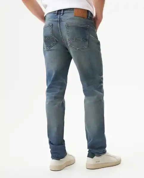Jean Slim-Morrison Herit Azul Frances Medio 34/32 Chevignon