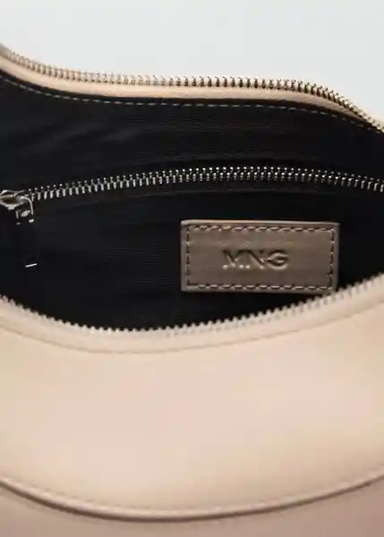 Bolso M Moon Off White Mujer Mango