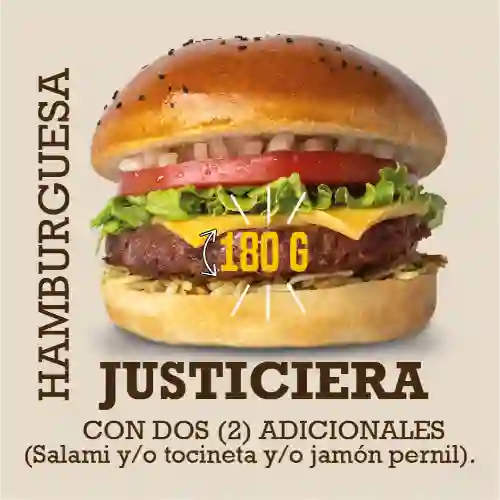 Hamburguesa Justiciera 180 G