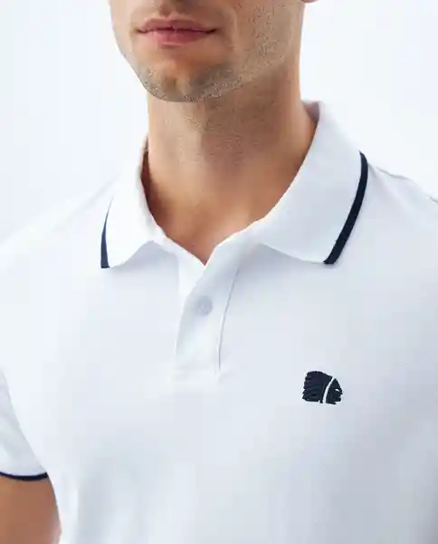 Camiseta Hombre Blanco Talla M 800G001_BLA110601 Americanino