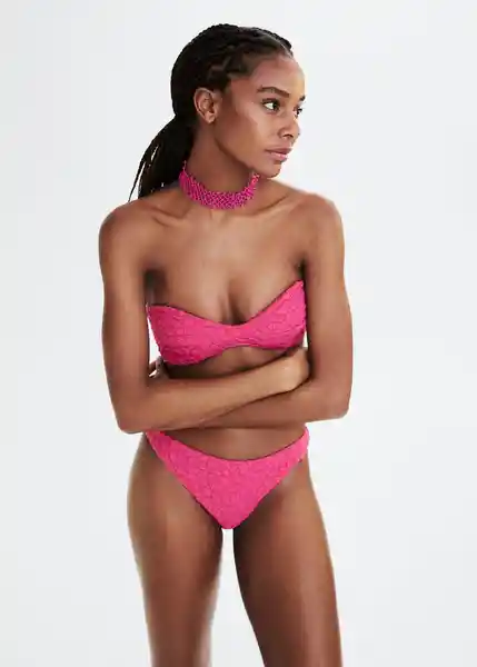 Top Bikini Pami Fucsia Talla S Mujer Mango