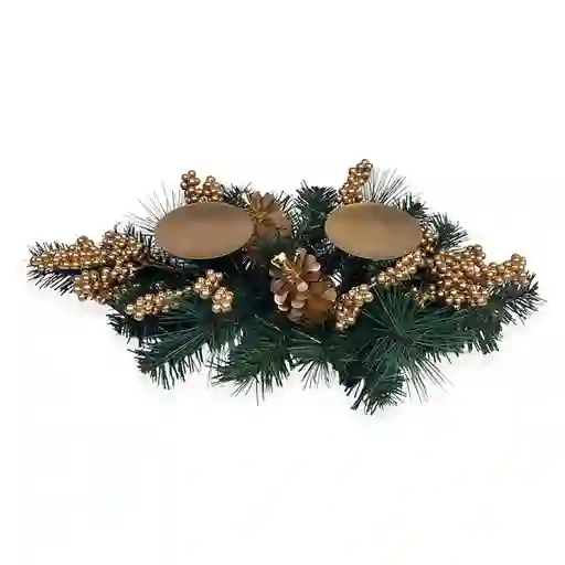 M + Design Portavela Berries Gold Nav25