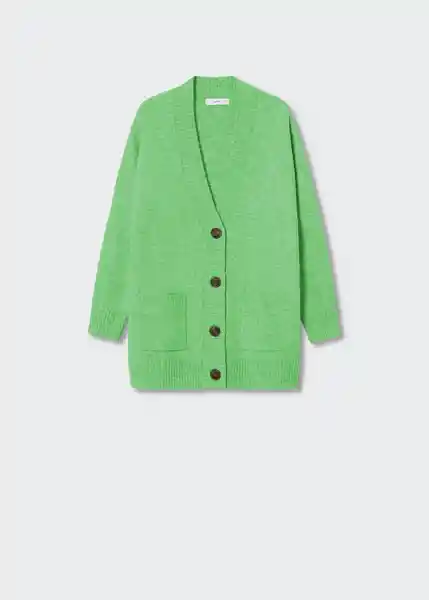 Cardigan Taldora Verde Talla S Mujer Mango