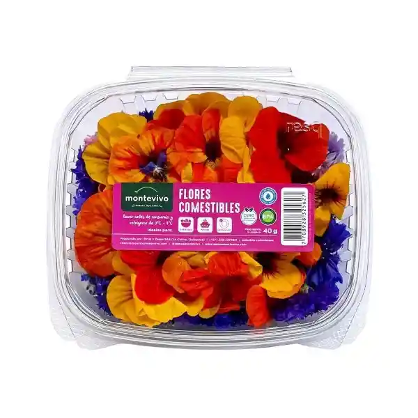Monte Vivo Mix de Flores Comestibles