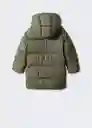 Abrigo Anorak Amerlong Khaki Talla 08 Niños Mango
