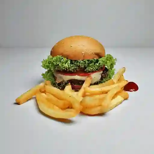 Hamburguesa con Papas