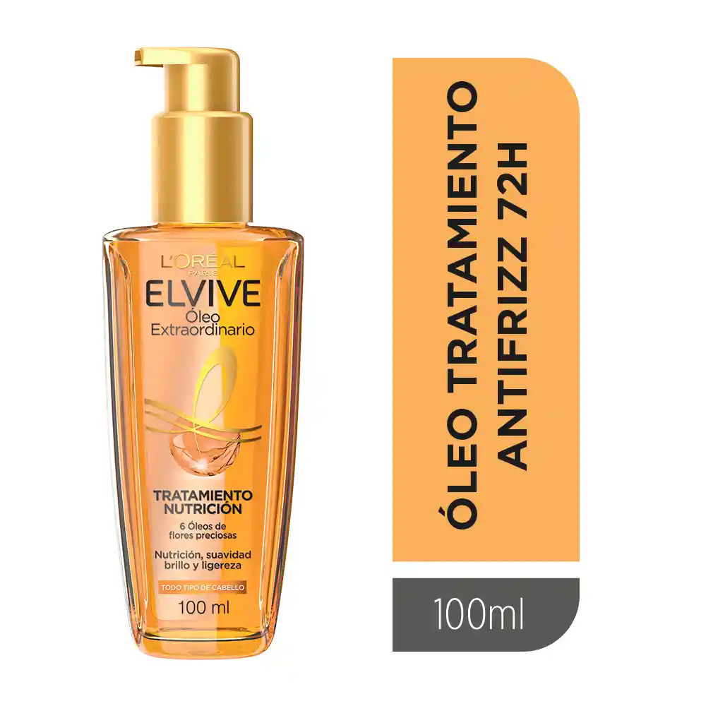 Tratamiento Capilar Elvive Loreal Paris Oleo Extraordinario 100 ml