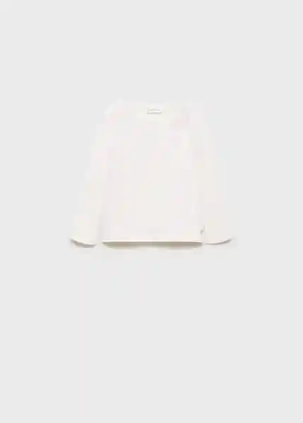 Camiseta Ceres Off White Talla 63 Niños Mango