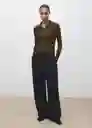 Jersey Twenties Khaki Talla XS Mujer Mango