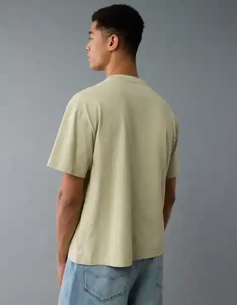 Camiseta Hombre Verde Talla: SMALL 4247357 American Eagle