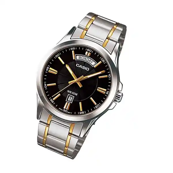 Reloj Enticer Hombre Plateado MTP1381G-1AVDF Casio