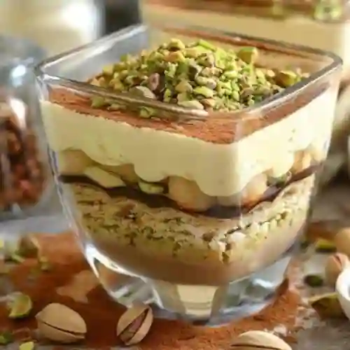 Jars de Brownies de Pistacho