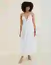 Vestido Aerie Blanco Talla: MEDIUM 1900100 American Eagle