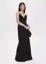 Vestido Lorena Negro Talla XS Mujer Mango