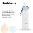 Miniso Botella de Vidrio Portátil Star Series Azul 380 mL