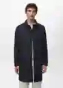 Abrigo Parka Chayton Petróleo Talla S Hombre Mango