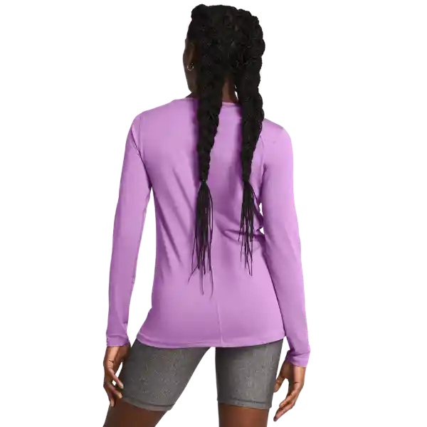 Under Armour Camiseta Long Sleeve Morado Mujer Talla MD