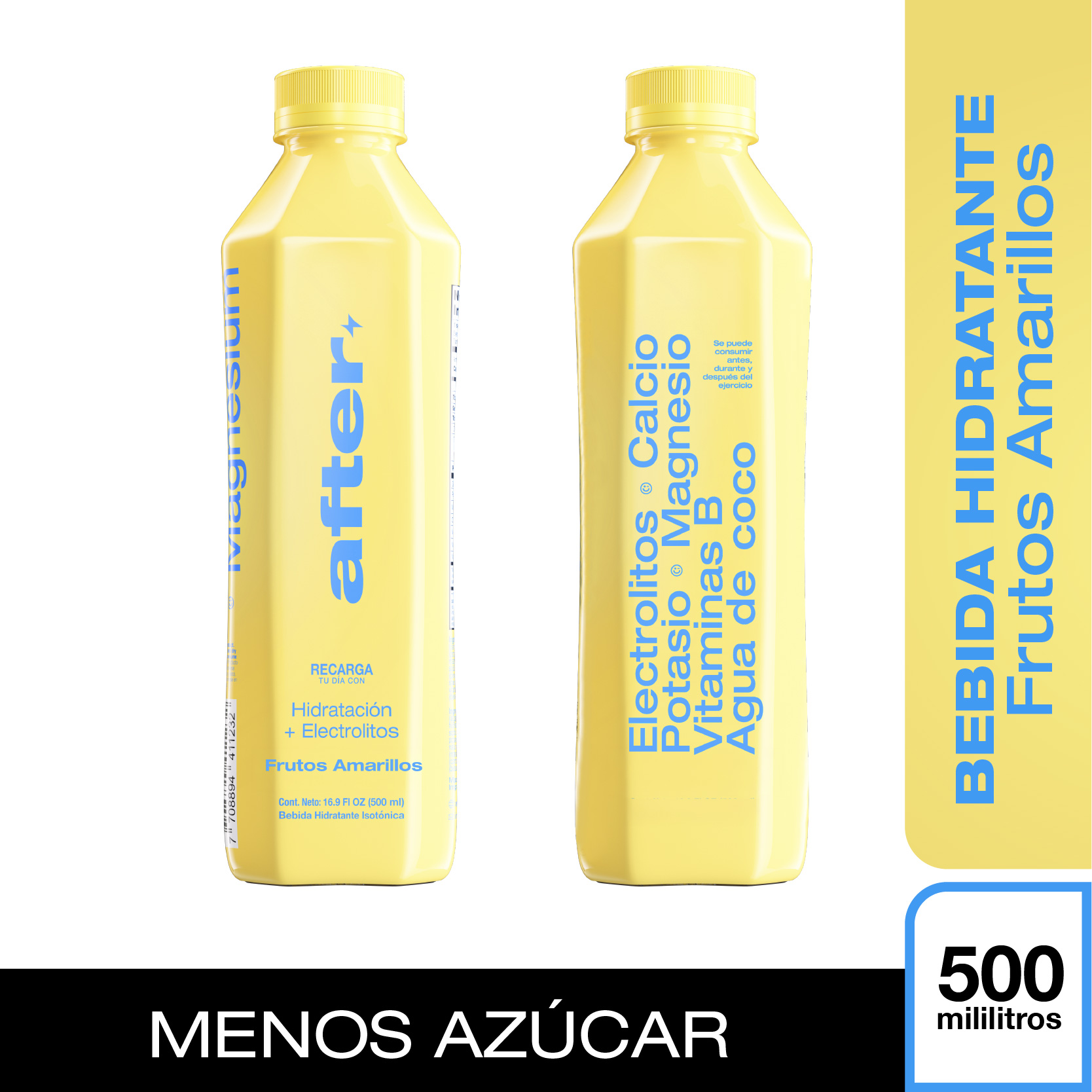 After Bebida Hidratante Frutos Amarillos 500 ml