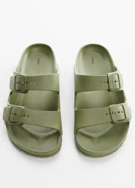 Chanclas Pauk Khaki Talla 33 Niños Mango