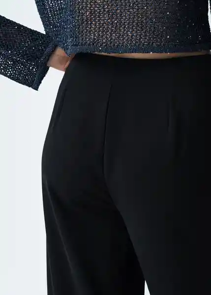 Pantalón Gael Mujer Negro Ultraoscuro Talla 10 433G390 Naf Naf