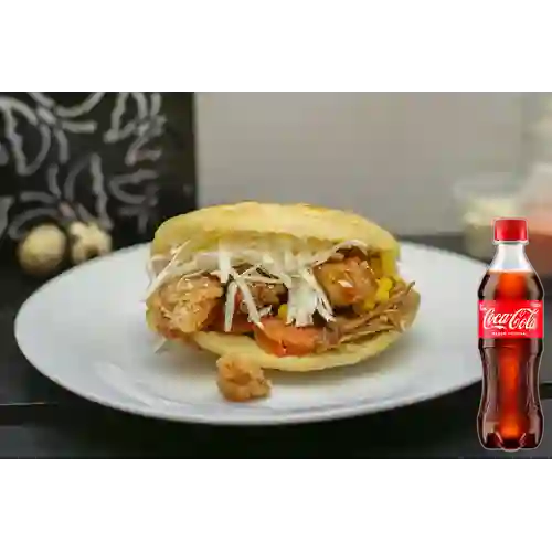Combo Arepa Paisa + Coca Cola Original 400 ml