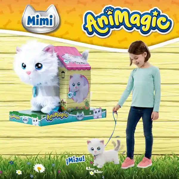 Toy Logic Peluche Animagic Gato Mimi 26 cm
