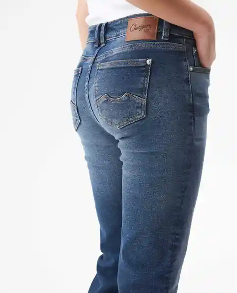 Jean High Cosmo Femenino Azul Francés Medio Talla 6 Chevignon