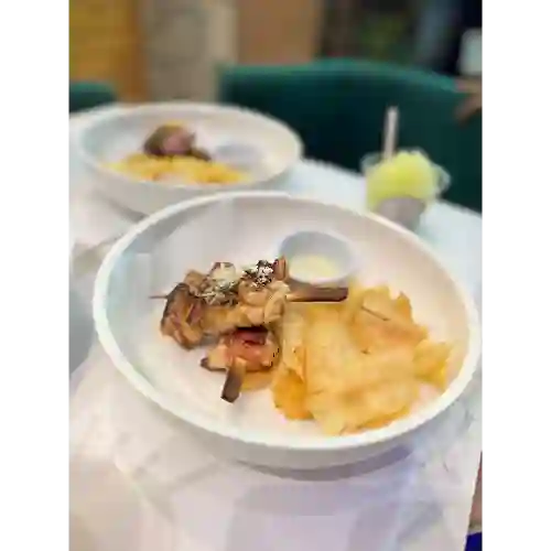 Brochetas Berde César ( Pollo )