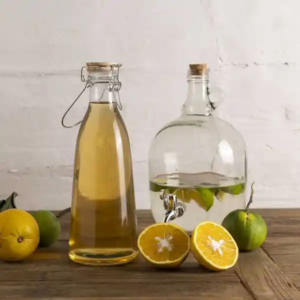 Botella Tapa Madera 1000 mL Ambiente Gourmet