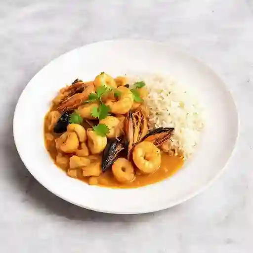 Cazuela de mariscos heorica