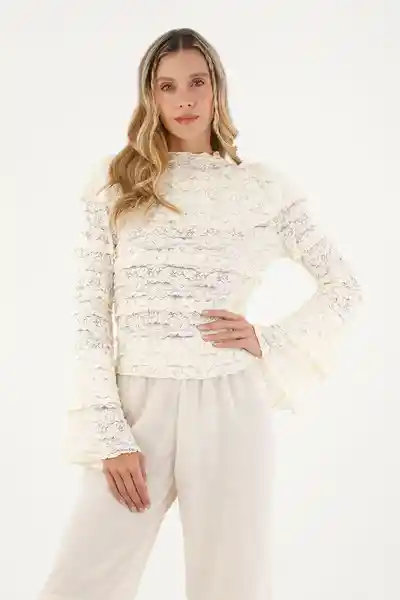Camisa Skye Blanco Talla 00 XS