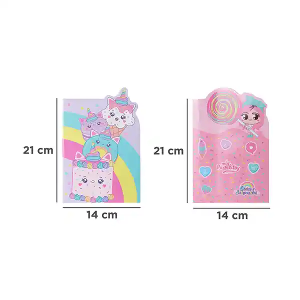 Set de Cuadernos Con Puntadas Serie Mis Pastelitos Miniso