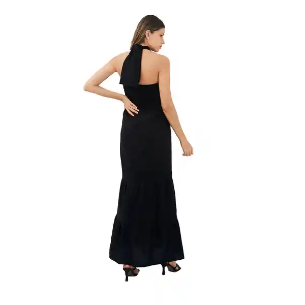 Vestido Largo María Negro Talla S