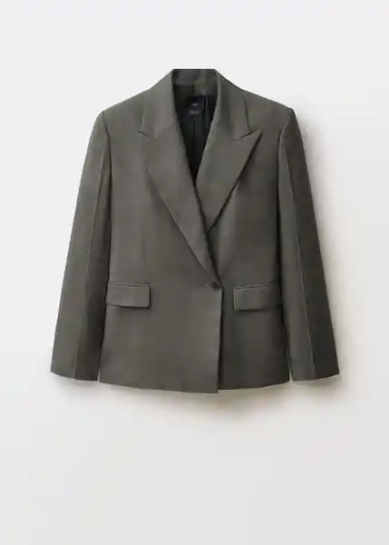 Blazer Americana Olite Khaki Talla S Mujer Mango