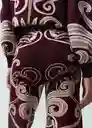 Pantalón Mujer Morado Sombrío Ultra Oscuro T M 532G076 Naf Naf