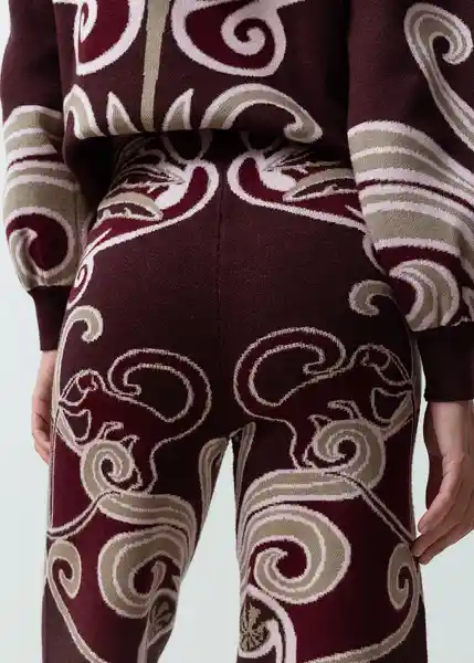 Pantalón Mujer Morado Sombrío Ultra Oscuro T M 532G076 Naf Naf
