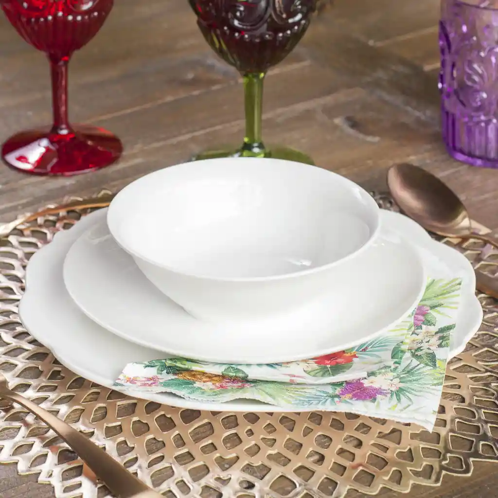 Ambiente Gourmet Set Tazón Sopa Klassik Capacidad 650 mL