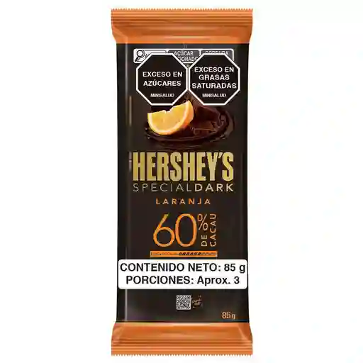 Barra de Chocolate Hersheys Naranja (85 Gr)