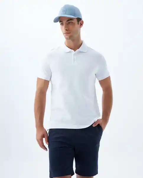 Camiseta Hombre Blanco Talla S 800G000_BLA110601 Americanino