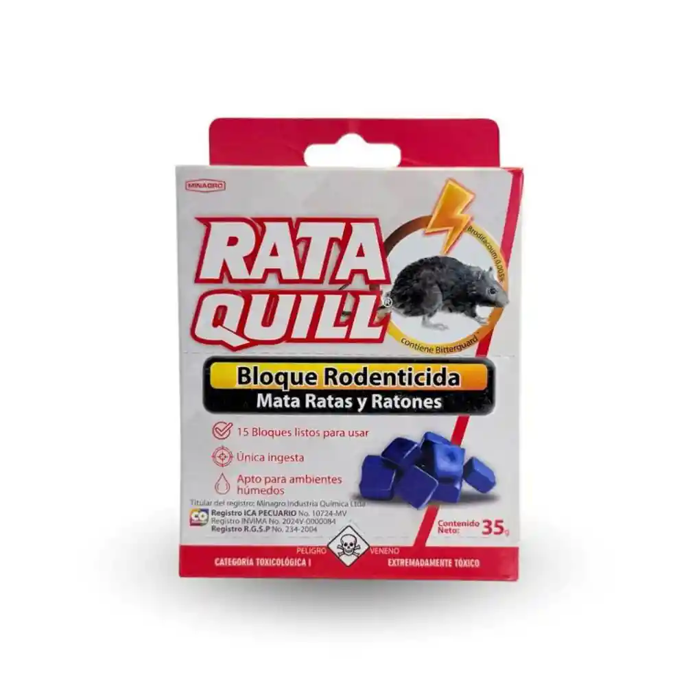 Cebo Mata Ratas Rataquill Bloques